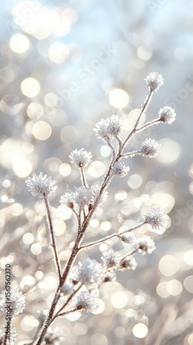 Frozen Winter Blossoms