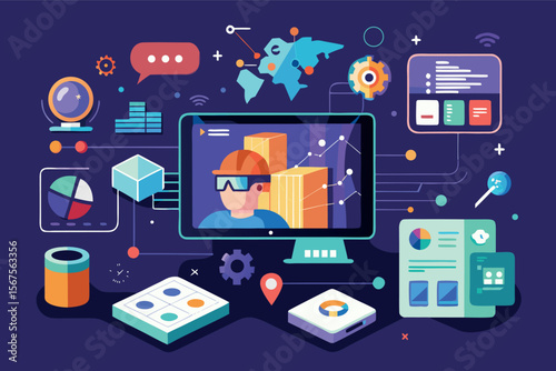 Modern technology shapes construction management with data visualization and collaboration tools