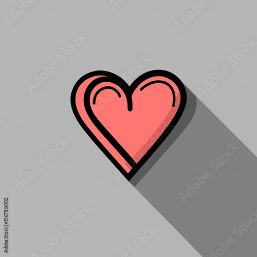 Red heart designs on white and red backgrounds for Valentine's Day celebration