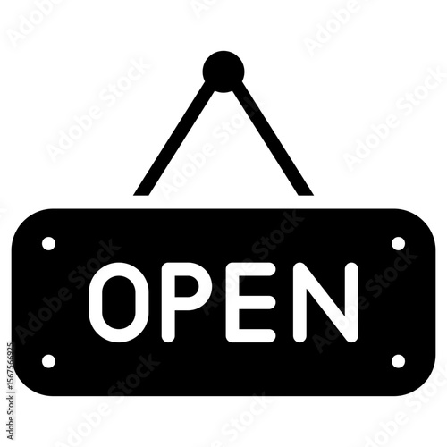 Open Sign Icon