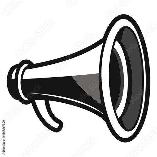 megaphone isolated on white background