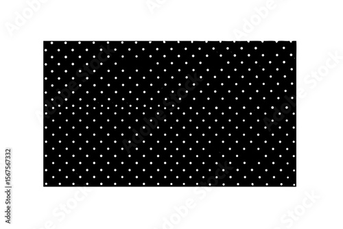 Abstract network of white dots connected by thin lines on a black background