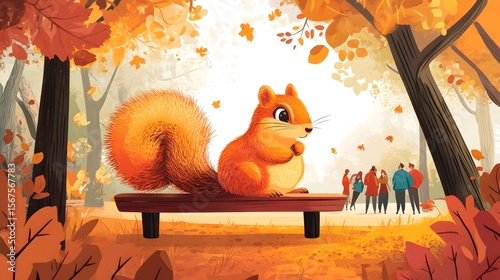 Squirrels under the Sun and the Vibrant Park