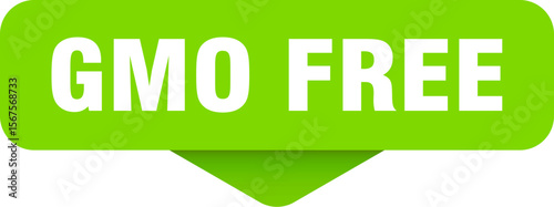 gmo free sticker. gmo free sign on transparent background
