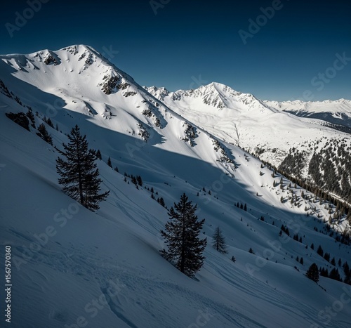 winter mountain landscape