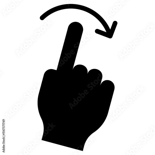 Flick Right Icon