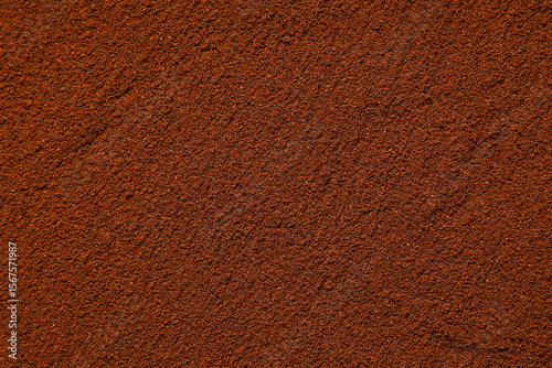 Texture of coffee powder as...