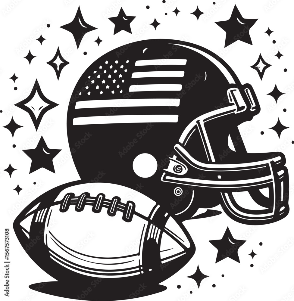 Fototapeta premium Gridiron Glory