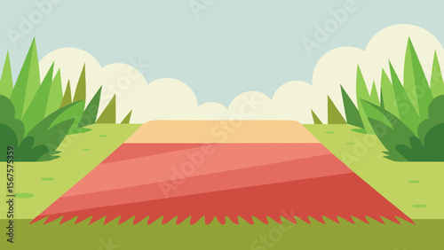 vector illustration of a rural landscape
