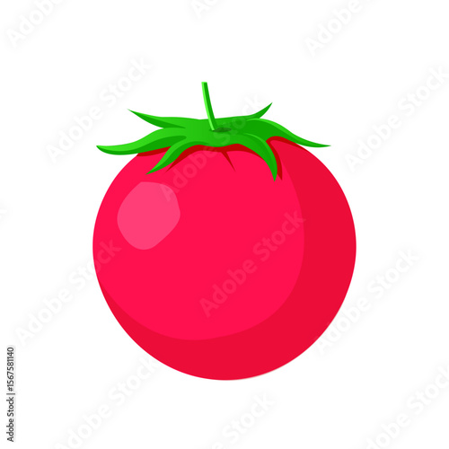 tomato simple colorful icon vector illustration design isolated on the white background.