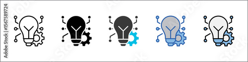 Disruptive Technology  Icon Pack Multistyle Illustration
