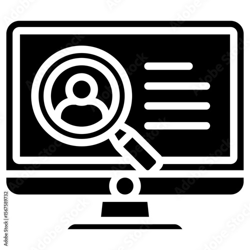 Online Recruitment Icon