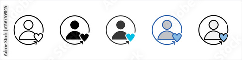Customer Icon Pack Multistyle Illustration