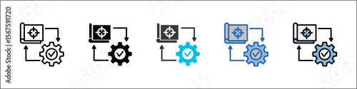 Pilot Project Icon Pack Multistyle Illustration