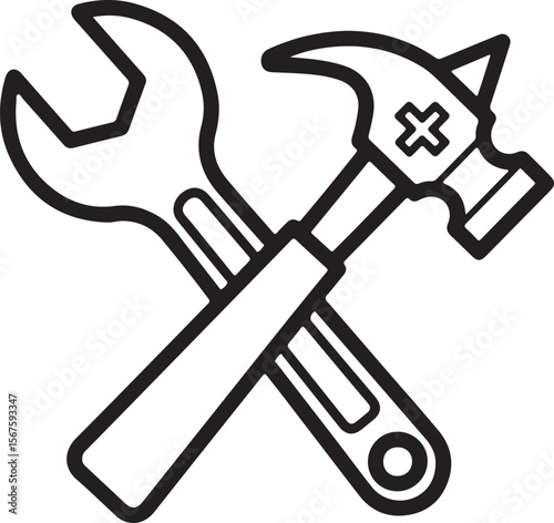 Isolated adjustable steel wrench and screwdriver tools for repair