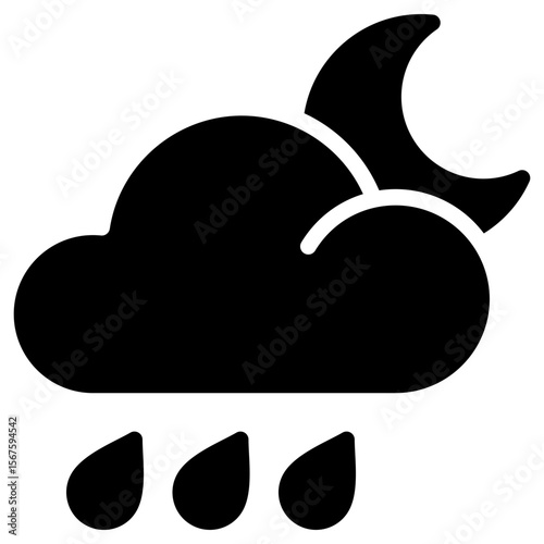 Rainy Night Icon