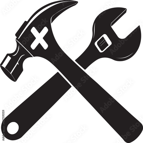 Isolated adjustable steel wrench and screwdriver tools for repair