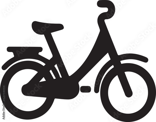 bicycle on white background