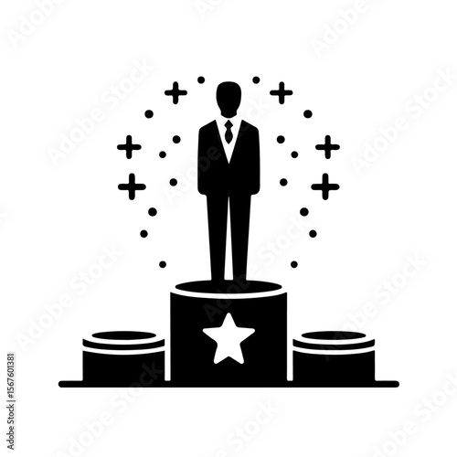 Podium Silhouette , Podium vector