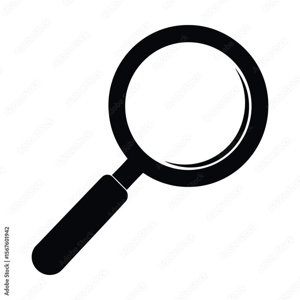 magnifying glass isolated on white magnifying glass isolated on white