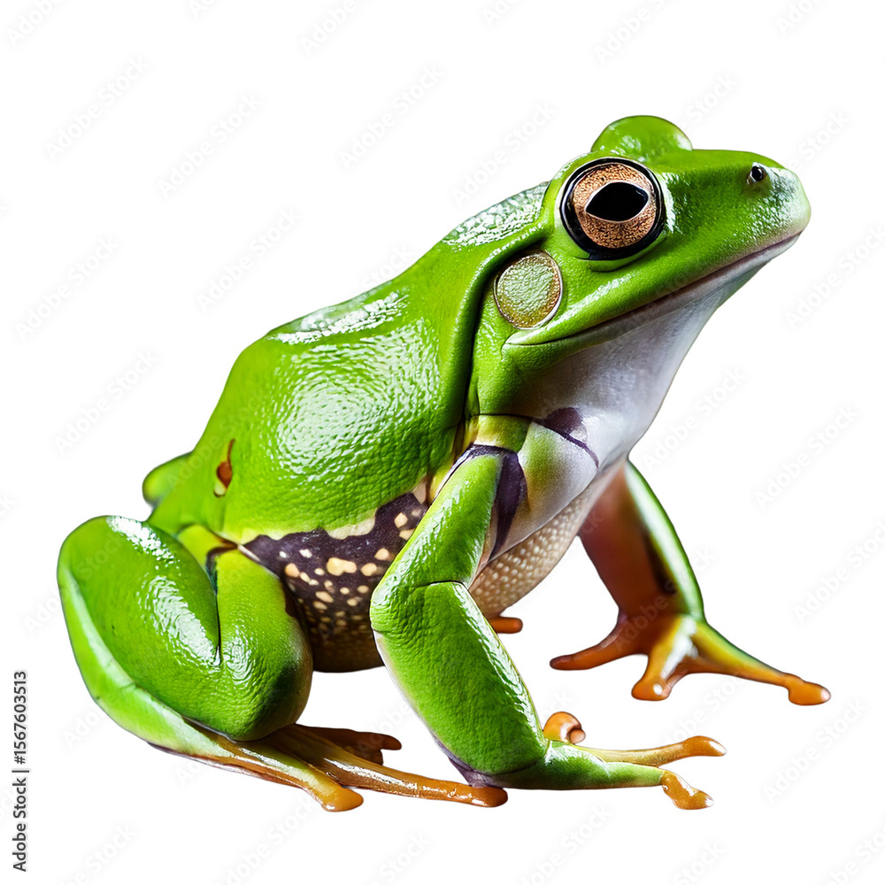 Obraz premium Edible Frog AI Generated Image png
