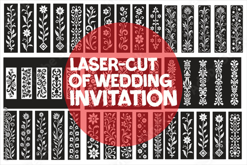 Laser Cut Wedding Invitation