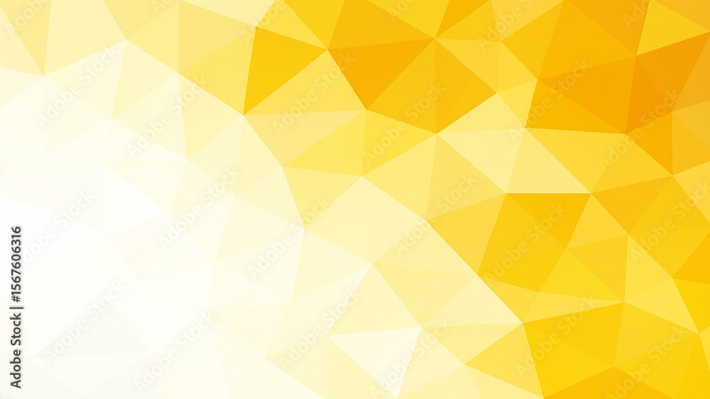 Fototapeta premium ビタミンカラーの抽象幾何学背景(中央スペースあり) / Abstract Geometric Background in Vitamin Colors with Center Space