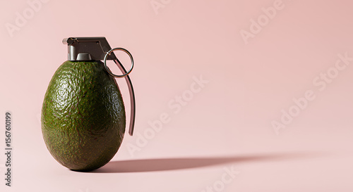 Avocado Grenade Still Life Food Photo