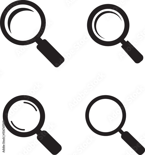 vector magnifying glass