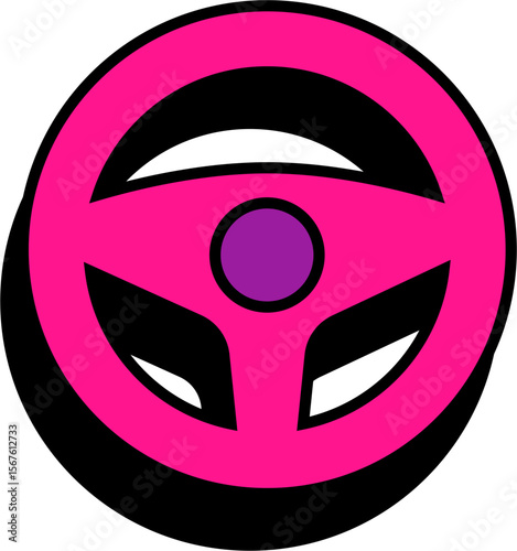 Vector Sticker Icon Handle