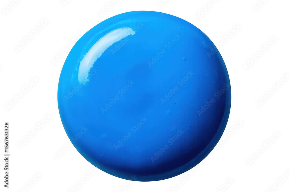 Blue circular blob glowing with vivid color, perfect for minimalist graphic design layouts against transparent backdrop Blue circular blob glowing with vivid color, perfect for minimalist graphic design layouts against transparent backdrop