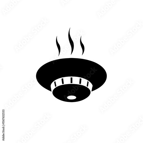 Essential Smoke Detector Silhouette Design for Home Safety and Security
