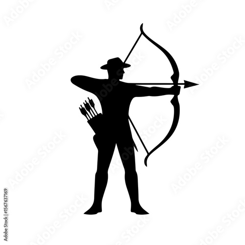 Archer Silhouette, Archer vector