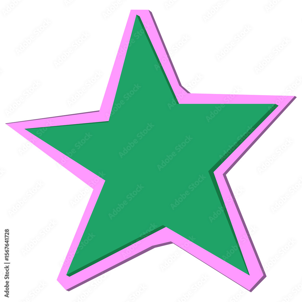 Obraz premium Stars collage cutouts journal trinkets