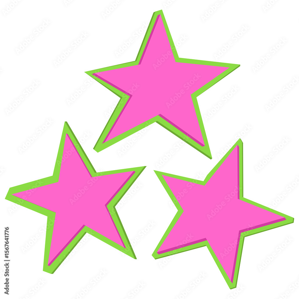 Fototapeta premium Stars collage cutouts journal trinkets