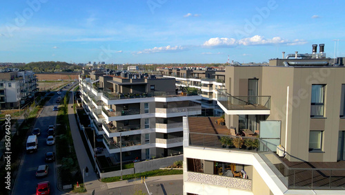 Modern residential complex mortgage new infrastructure