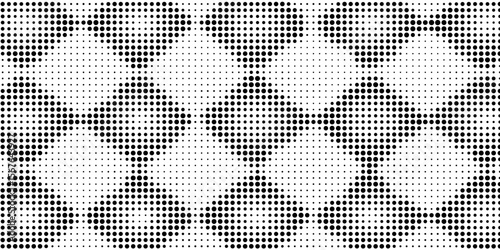 Halftone texture abstract wave of dots. Vector monochrome black and white background for business cards, labels.