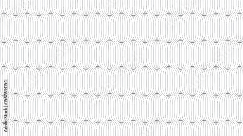 Gray vertical oval pattern white