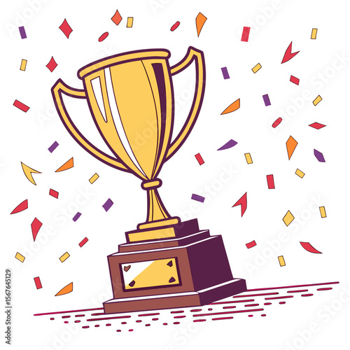 gold trophy cup