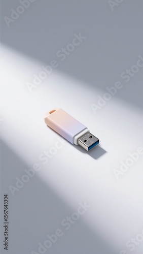 Gradient usb drive on minimal surface
