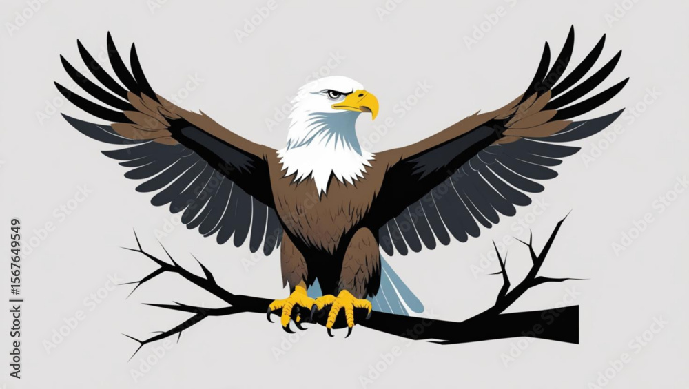 Fototapeta premium american bald eagle