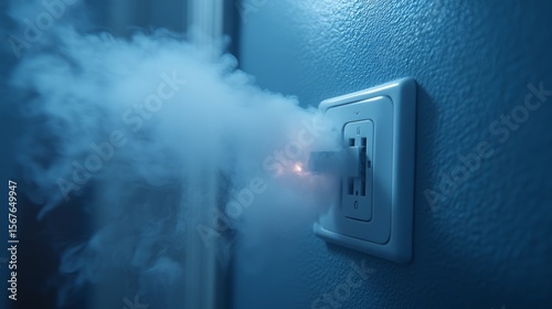 Vapor from an outlet raises safety concerns and highlights potential home hazards