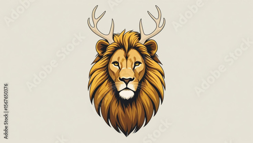 lion head vector