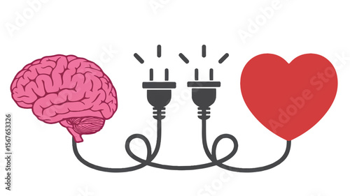 Mind-Heart Connection Brain and Heart Synergy Illustrated