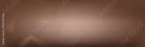 Abstract Music background. Big Data Particle Flow Visualisation chemical industry. Science infographic futuristic illustration. Sound wave. Premium background design with mocha mousse sound wave