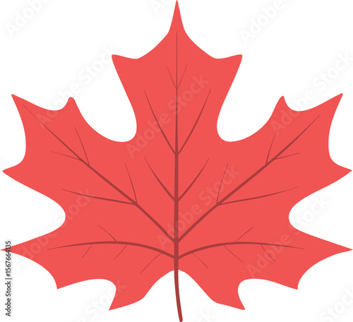 Maple leaf icon. Canadian symbol. Canada flag. Canada. Vector illustration. 