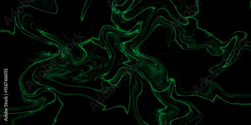 abstract background. Abstract Watercolor Vector green and black cracked. pattern can used skin wall tile luxurious. Massive lightning bolt with branches isolated on black background