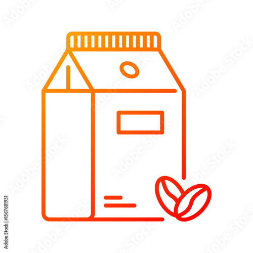 Milk icon. dairy, coffee, liquid, drink, calcium, fresh, carton, beverage. Vector Icon Illustration