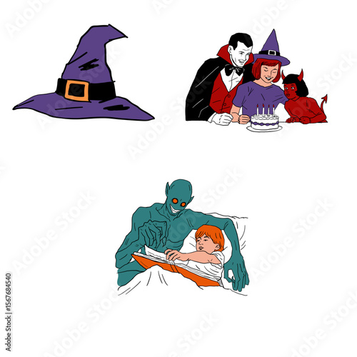 halloween vector illustration