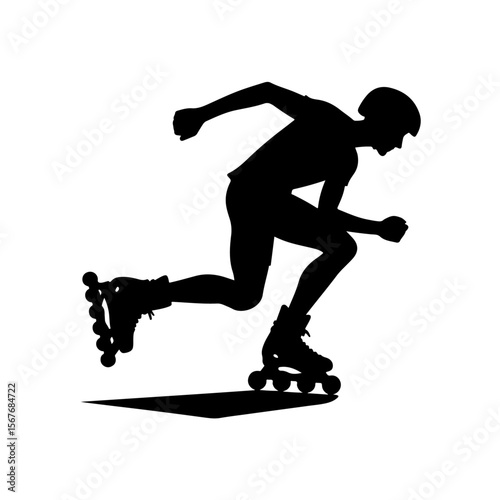  Rollerblade  Silhouette ,  Rollerblade vector